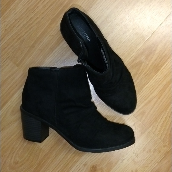 Arizona Oakes Booties Block Heel Zip - Picture 2 of 7